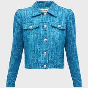 L'Agence Kasey Tweed Jacket Size XL